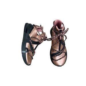 Puma Womens Strappy Metallic Bronze Athletic Sneakers 7.5 US